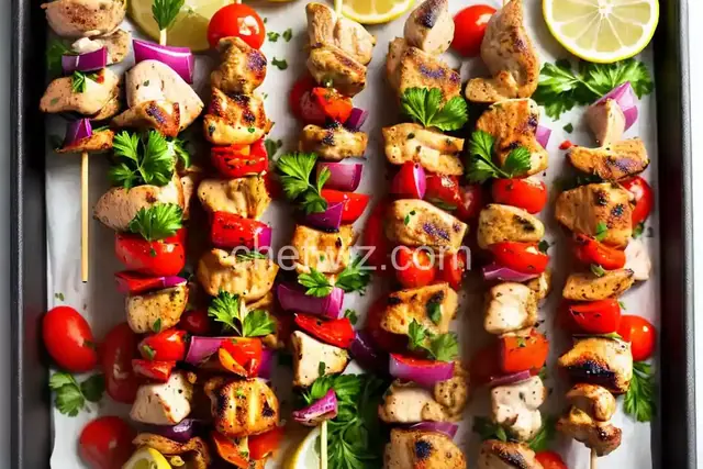 Greek Chicken Skewers