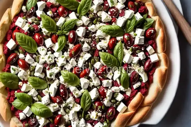 Greek Feta And Olive Spread