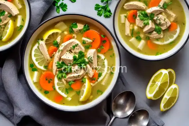 Greek Lemon Chicken Soup aka Avgolemono