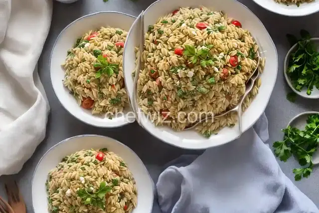 Greek Orzo with Feta