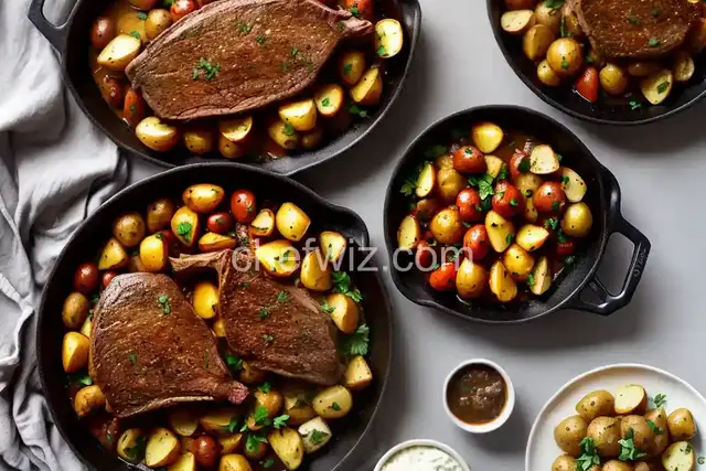 Greek Roast Lamb and Potatoes