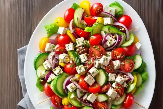 Greek Salad Skewers
