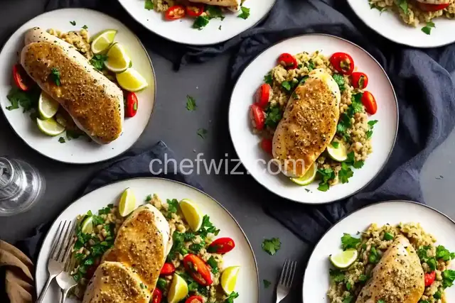 Greek-Style Garlic Chicken Breasts
