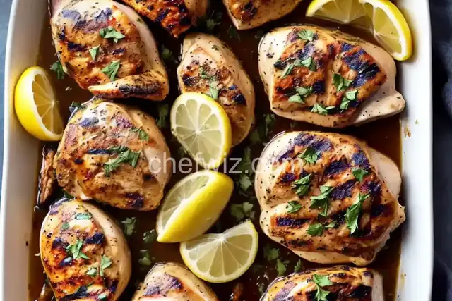 Greek-Style Grilled Chicken With Oregano, Garlic, Lemon, and Olive Oil Recipe