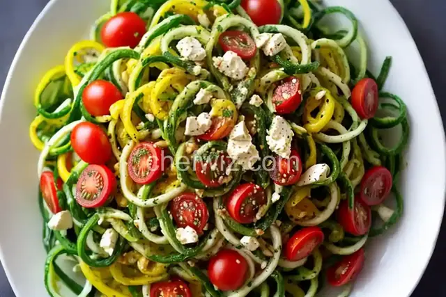 Greek Zoodle Salad