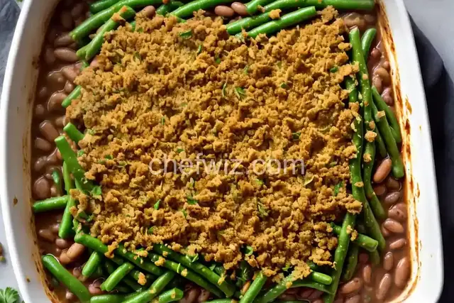 Green Bean Casserole with Fresh Beans