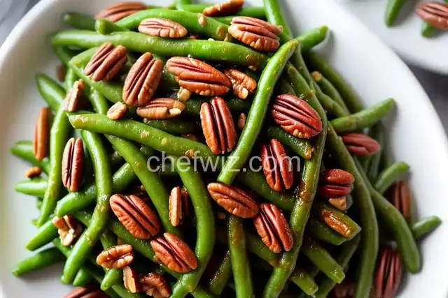 Green Beans with Caramelized Pecans