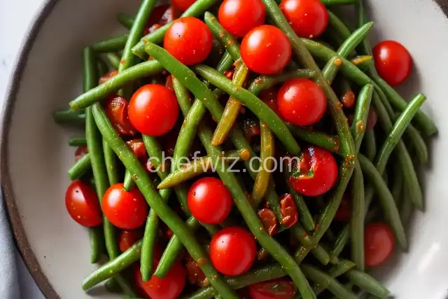 Green Beans with Cherry Tomatoes