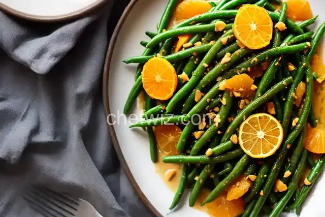 Green Beans with Citrus Butter Sauce