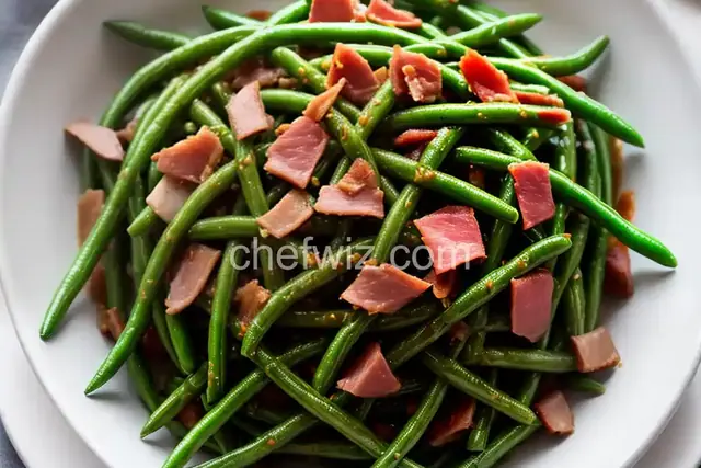 Green Beans with Smoked Ham
