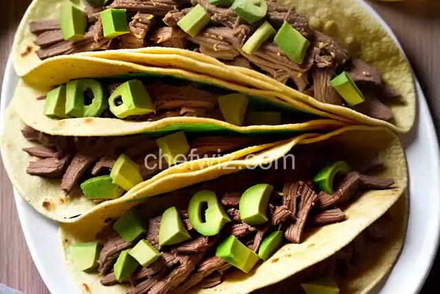 Green Chile Beef Tacos