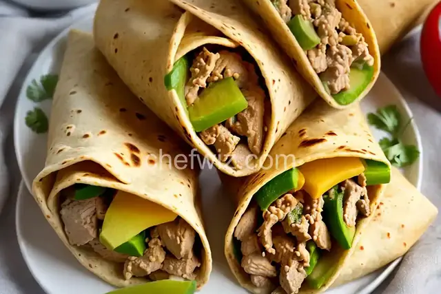Green Chile Pork Burritos with Green, Green, Green...