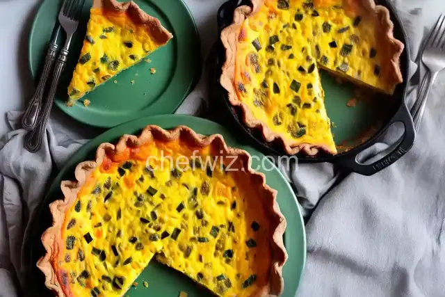 Green Chile Quiche