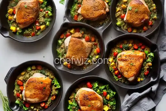 Green Goddess Chicken Thighs
