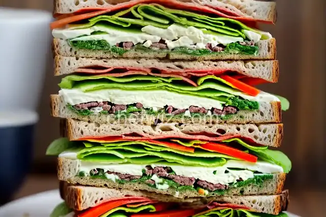 Green Goddess Crunch Sandwich