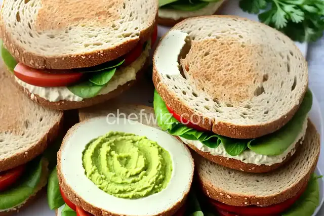 Green Goddess Hummus Sandwich