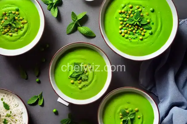 Green Pea and Mint Soup
