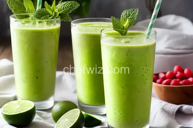 Green Power Mojito Smoothie