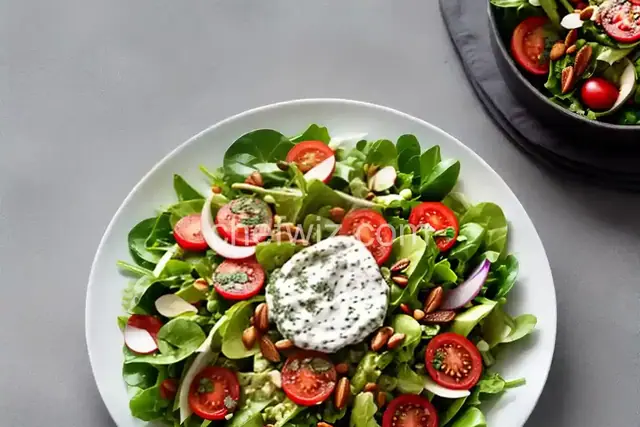Green Salad with French Dressing