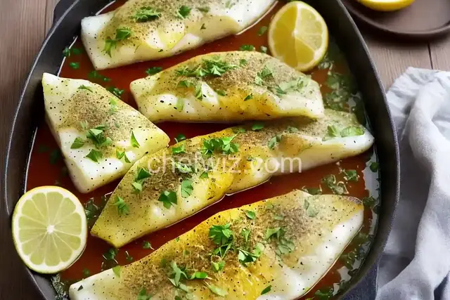 Green Seasoning Baked Cod