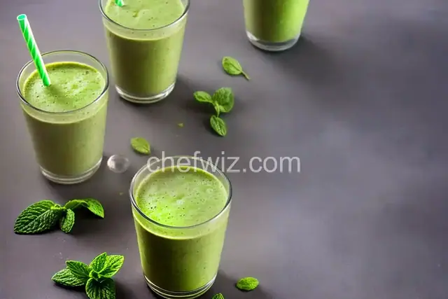 Green Smoothie with Ginger