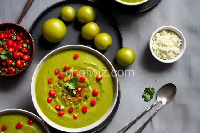 Green Tomato Gazpacho