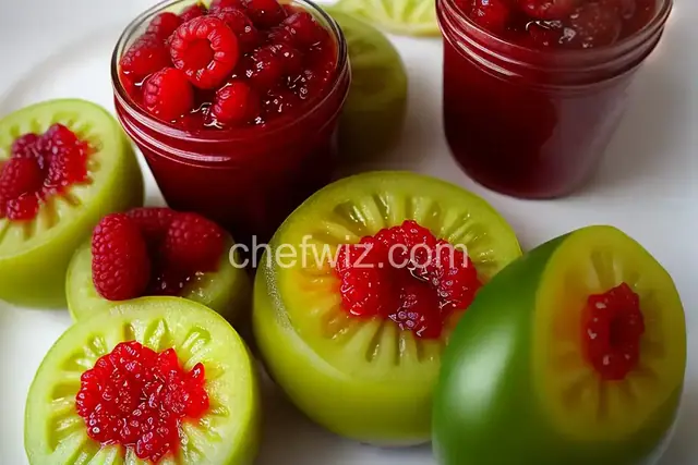 Green Tomato Raspberry Jam