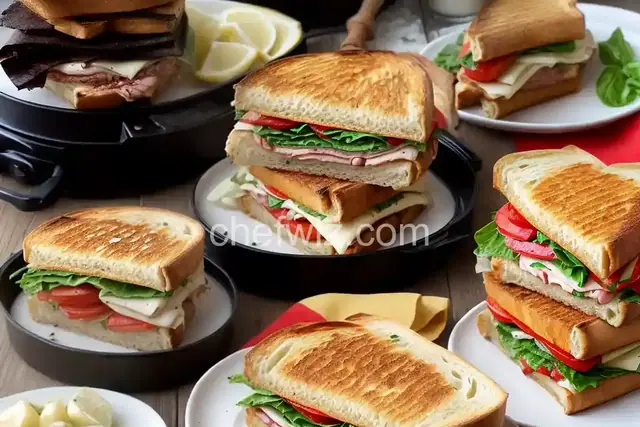 Grill-Pressed Italian Party Panini Recipe