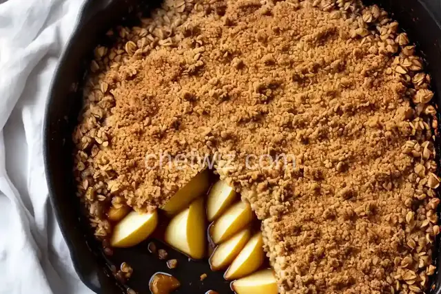 Grilled Apple Crisp
