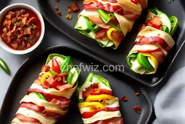 Grilled Bacon Jalape単o Wraps
