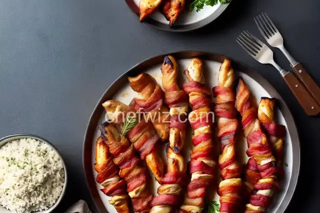 Grilled Bacon-Wrapped Chicken Tenders