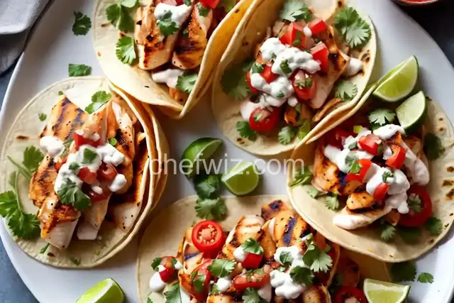 Grilled Baja Fish Tacos