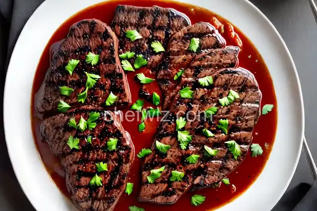 Grilled Balsamic and Soy Marinated Flank Steak
