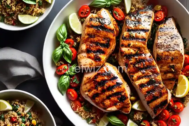 Grilled Basil-Marinated Chicken