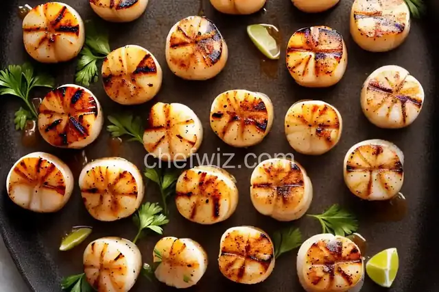 Grilled Bay Scallops