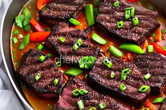 Grilled Beef Galbi (Korean-Style Marinated Short Ribs) Recipe