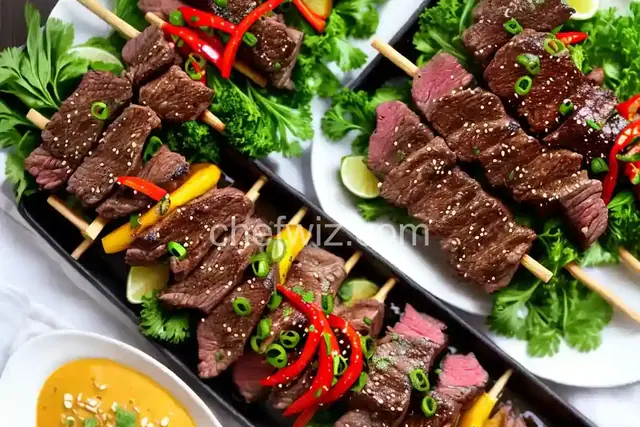 Grilled Beef Satay Recipe