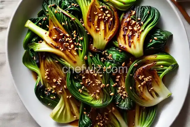 Grilled Bok Choy with Sweet Soy Glaze Recipe