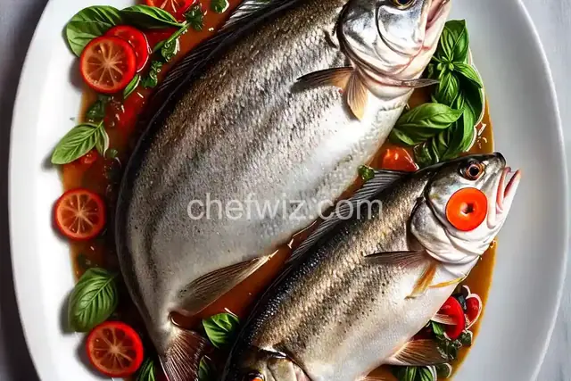 Grilled Branzino with Basil, Lime and Ginger