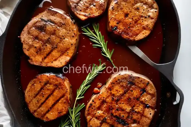 Grilled Brown Sugar Pork Chops
