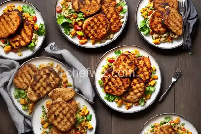 Grilled Buffalo Chicken Cutlets