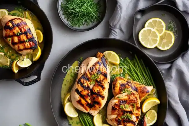 Grilled Butterflied Chicken With Lemongrass Sauce