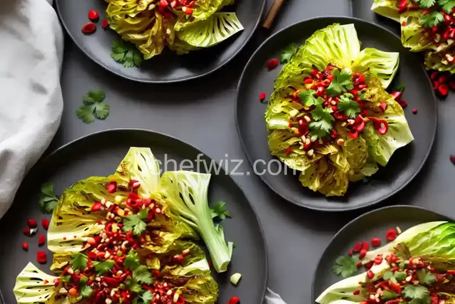 Grilled Cabbage With Spicy Thai Dressing Recipe