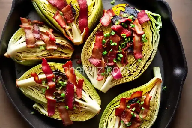 Grilled Cabbage with Bacon