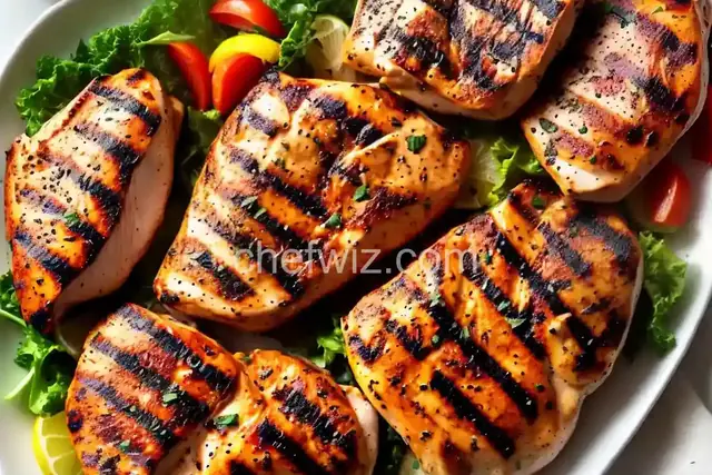 Grilled Caribbean Chicken Breasts