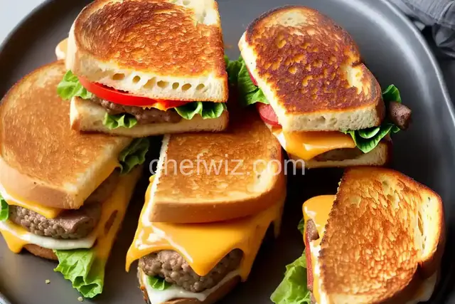 Grilled Cheese Burgers