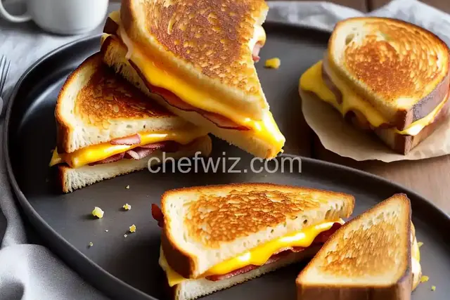 Grilled Cheese Sandwiches with Bacon