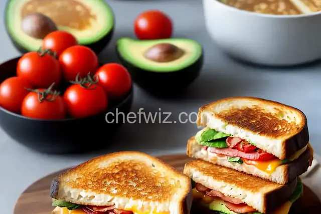 Grilled Cheese With Bacon, Tomato, and Avocado Recipe