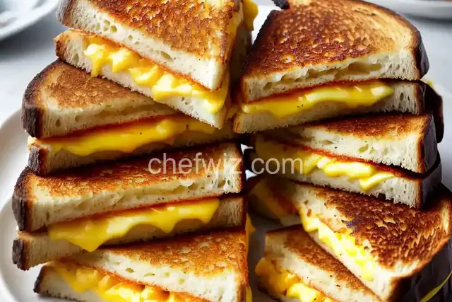 Grilled Cheese and Scrambled Egg Sandwich