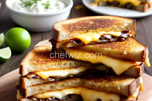 Grilled Cheese with Caramelized Onions